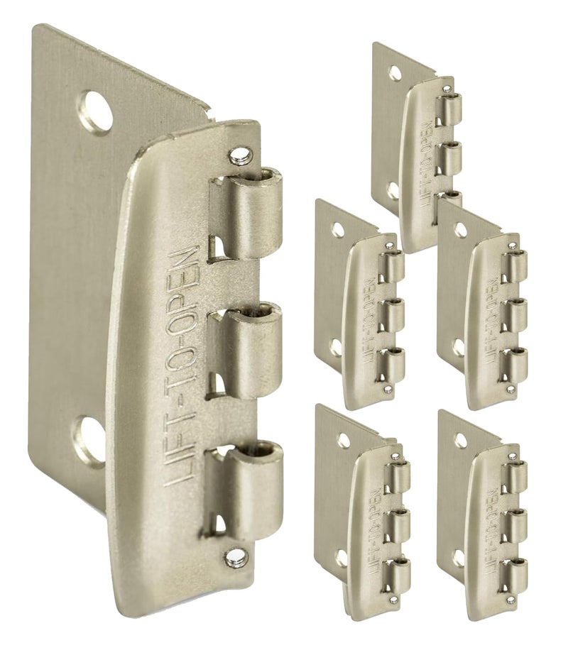 JD Jack N'Drill Jack Nâ€™ Drill Flip Action Door Lock (6 Pack)- Reversible Privacy Door Locks with Anti Lockout Screw for Child Proofing and Home Defense, Easy to Install and Durable Lock for Interior Swing-in Doors - Image 1